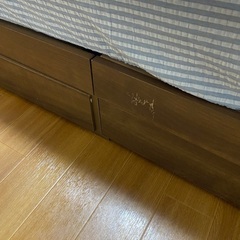 セミダブルベッドお譲りします。の画像