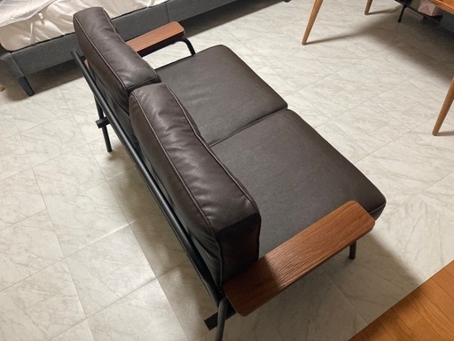 コンパクトソファ 2人掛け スチール脚 LOWYA コンパクトソファ 2人掛け スチール脚 LOWYA (いしだ) 上本郷のソファ