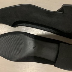 至急‼️パンプス　カジュアル　ヒール　23.0cm ブラックの画像