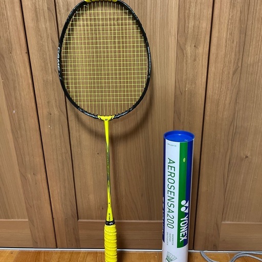 バドミントンラケット NANOFLARE1000GAME 練習球付き