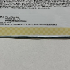 未使用★開封確認のみ私の幸せな結婚ミニクリアファイル斎森美世の画像