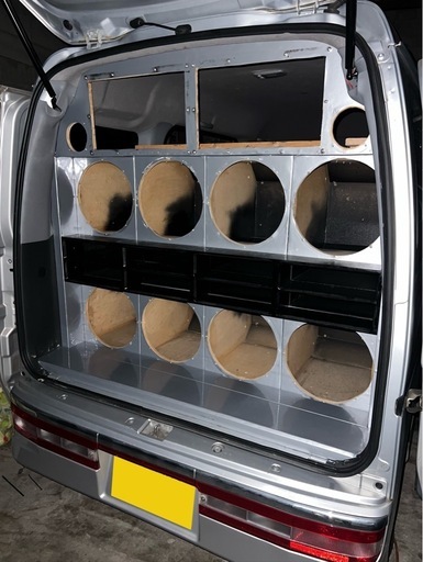 外向きオーディオ　ウーハーボックス　枠