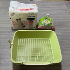 ★ニャンとも清潔トイレ、シート、デオトイレサンド付き★の画像