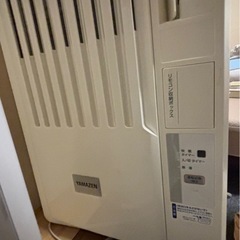 YAMAZEN 窓用エアコン本体 リモコン付き　WI-A16の画像
