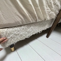 ニトリ　無料 ゼミダブルベッドの画像