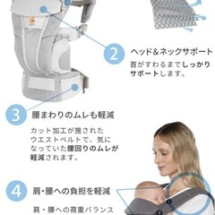 【新品未使用】正規品　未開封　最新のエルゴベビー オムニブリーズ 抱っこ紐　スリング　移動用品の画像