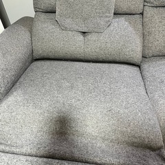 【中古　汚れあり】2人用　リクライニングソファーの画像
