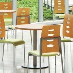 【セミオーダー】4脚セット　クレス ダイニングチェア スチール椅子　の画像