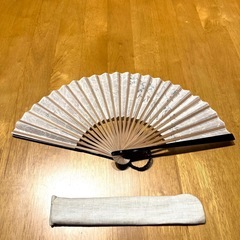 玉川 とんぼ すかし扇子セット 白 阿波和紙の画像