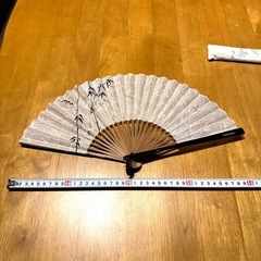 玉川 とんぼ すかし扇子セット 白 阿波和紙の画像