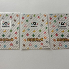 開封後未使用★任天堂どうぶつの森amiiboカード1枚￥100の画像