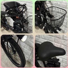 ⭐️2016年-2018年モデル⭐️Panasonic 電動自転車 ギュット アニーズ大容量8Ah子供乗せ 新基準⭐完成車配送⭐️美品⭐室内保管⭐w102の画像