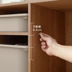 LOWYA 収納棚×2の画像