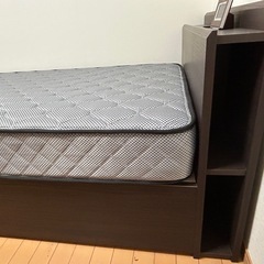 【差し上げます】ニトリ　収納付きベットの画像