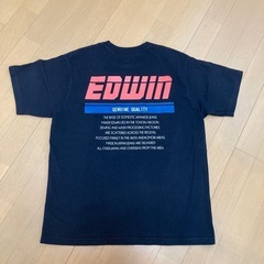 EDWIN 半袖Tシャツ　黒　ユニセックスの画像