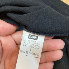 EDWIN 半袖Tシャツ　黒　ユニセックスの画像