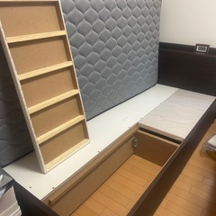 【差し上げます】ニトリ　収納付きベットの画像