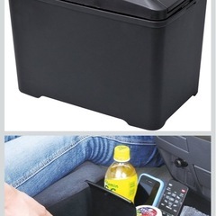 セイワ(SEIWA) 車内用品 ゴミ箱 ダストボックス L ドリンク おもり付き ブラック W734の画像