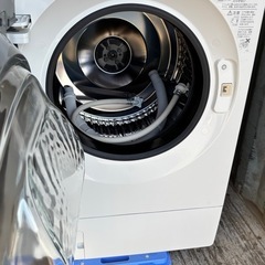 🔥🔥SHARP2023年型🔥🔥ドラム式洗濯機　洗剤自動　ES-X11A-SL 配達無料🚚💦の画像