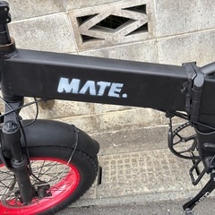 値下げ！MATE風　電動自転車　アクセル付きの画像