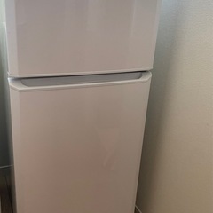 ジャンク品　冷蔵庫　2017年製　ハイアール　一人暮らし用
の画像