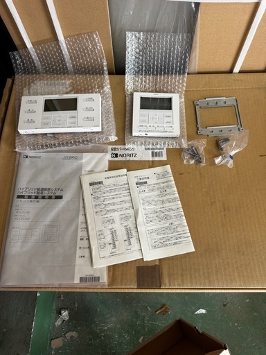 未使用品　都市ガス用ノーリツ　ハイブリッドガス給湯器　