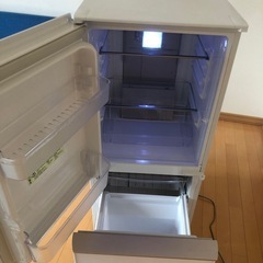 ガラストップドア シャープどっちでもドア冷蔵庫　中古の画像