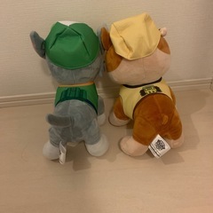 パウパトロール ラブル ロッキー ぬいぐるみの画像