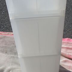 ☆4段隙間収納 引き出しボックス収納 キャスター付き◆隙間にもピッタリの画像