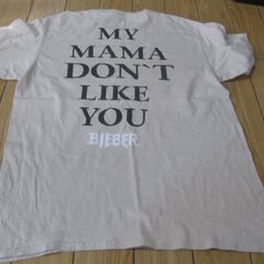 ジャスティン・ビーバーTシャツの画像