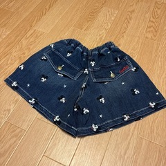 ミッキーマウス　デニムパンツ　140の画像