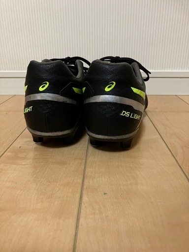 アシックス asics サッカー スパイク DS LIGHT WIDE 1103A069 25.5cm ブラック イエロー