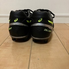 アシックス asics サッカー スパイク DS LIGHT WIDE 1103A069 25.5cm ブラック イエローの画像