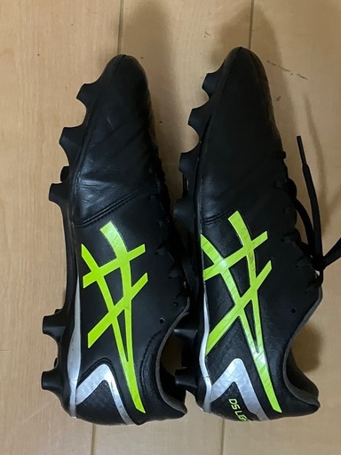 アシックス asics サッカー スパイク DS LIGHT WIDE 1103A069 25.5cm ブラック イエロー