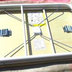 ☆MUJI 無印良品 スチーパイプテーブル◆使わないときは折りたたんで収納の画像