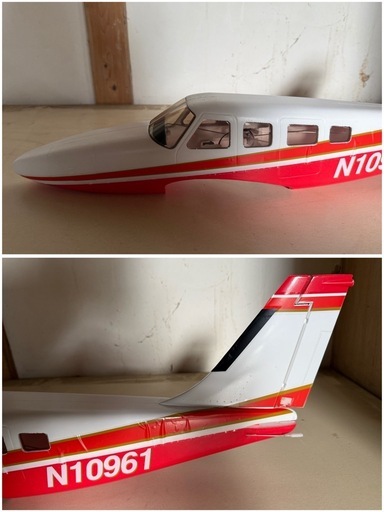 GO-1210】KYOSHO 京商 パイパー PA34 VE29 飛行機 模型