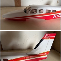 【GO-1210】KYOSHO 京商 パイパー PA34 VE29 飛行機 模型の画像