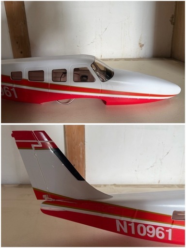 【GO-1210】KYOSHO 京商 パイパー PA34 VE29 飛行機 模型