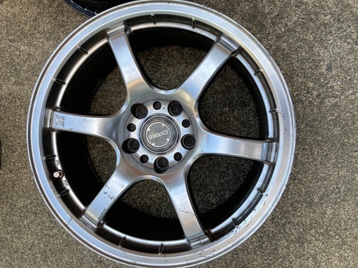 17インチ8.0j レイズホイール