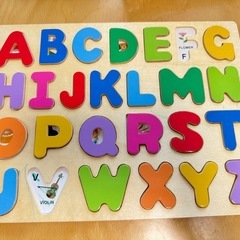 知育玩具☆木の数字パズルの画像
