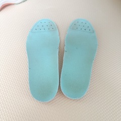 asics キッズシューズ ピンク/ミント　17の画像