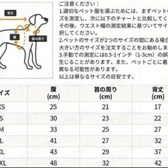 犬服赤と青のストライプポロシャツサイズL新品未使用の画像