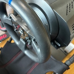 プレイシートチャレンジ　t300rs セット　ハンコン　ハンドルコントローラーの画像