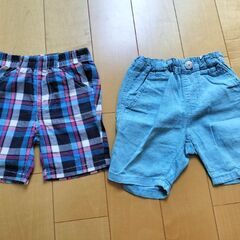 80サイズ　半ズボン　ハーフパンツ　まとめ売りの画像