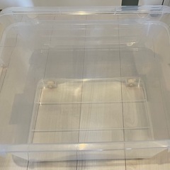 透明　収納ケースの画像