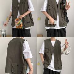 🍀【新品・未使用品】メンズ ベスト ノースリーブの画像