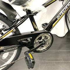 大34 【新品・未使用】 21テクノロジー キッズ 22インチ マウンテンバイク 6段変速 Gladiatus ブラックの画像