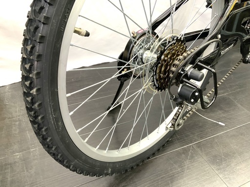 【決まりました】大34 【新品・未使用】 21テクノロジー キッズ 22インチ マウンテンバイク 6段変速 Gladiatus ブラック