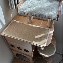 木製キャットタワー　美品の画像