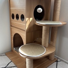 木製キャットタワー　美品の画像